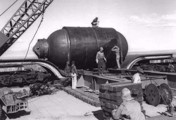Bu gördüğünüz dünyadaki ilk nükleer bombaya ait bir fotoğraf