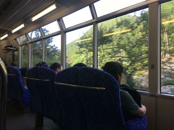 Bunlar Japonya’daki trenlerdeki oturak yerleri ve manzaranın keyfini çıkarabilmeniz için bu şekilde yerleştirilmişler