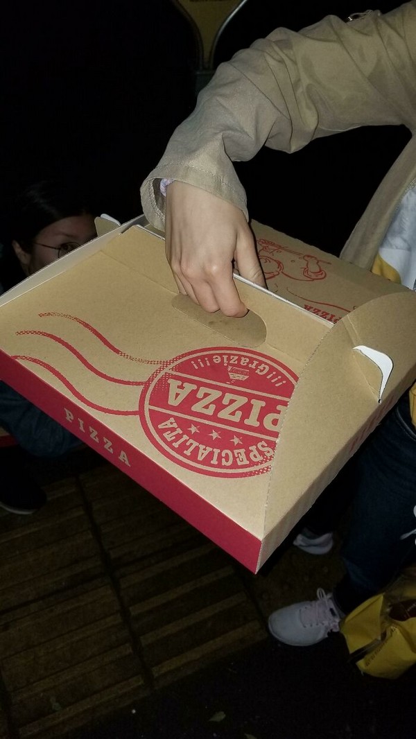 İşte Japonya’da pizzayı taşırken ezilmesini böyle engelliyorlar