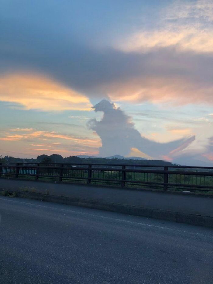 Umuyoruz ki bu yalnızca bir buluttur ve gerçekten Godzilla değildir