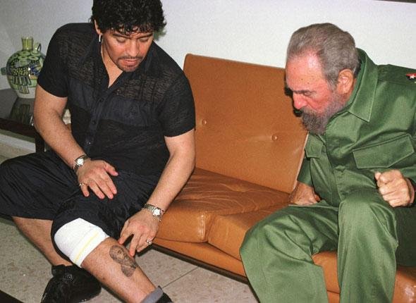 Maradona ve Fidel