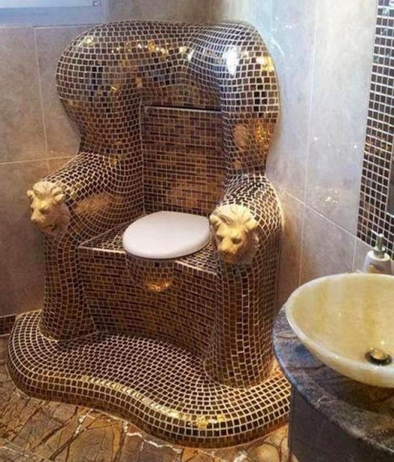 5. Sadece kralların kullanabileceği tuvalet
