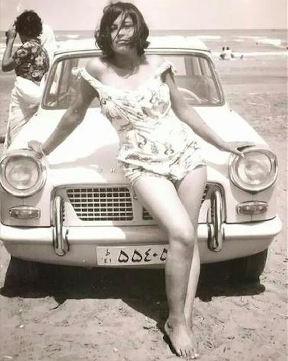 6. Devrimden önce bir İran plajından görünüm, 1960.