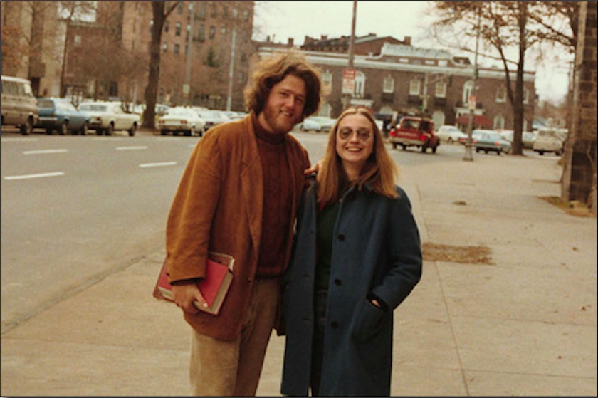22. Bill ve Hillary Clinton'ın üniversite yılları, 1973.