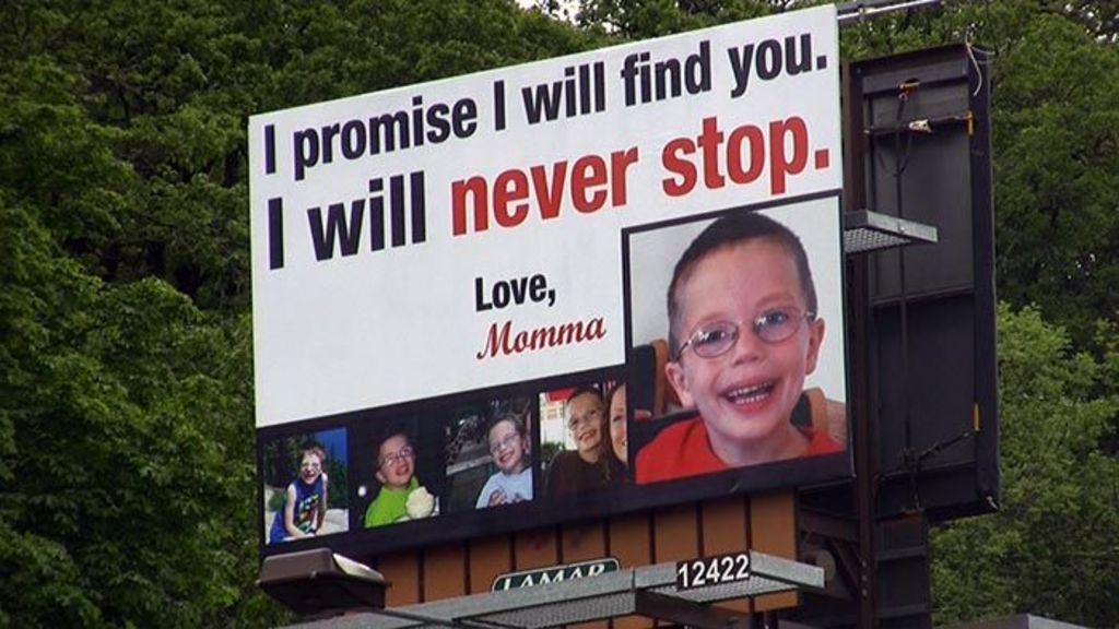 10. Kaybolan 7 yaşındaki Kyron Horman için hazırlanan Billboard. Küçük Kyron ne yazık ki hiç bulunamadı.