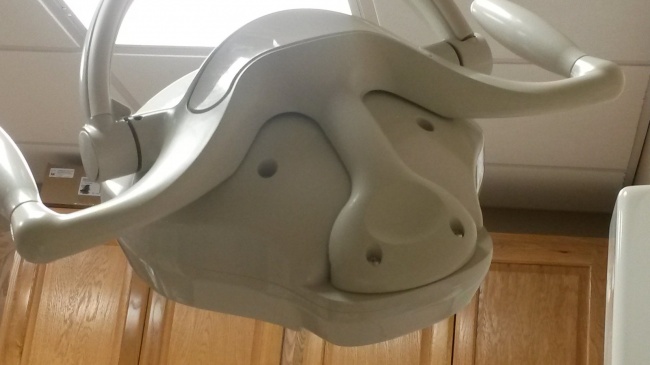 Diş hekimi ofisinde bulunan boğa silueti
