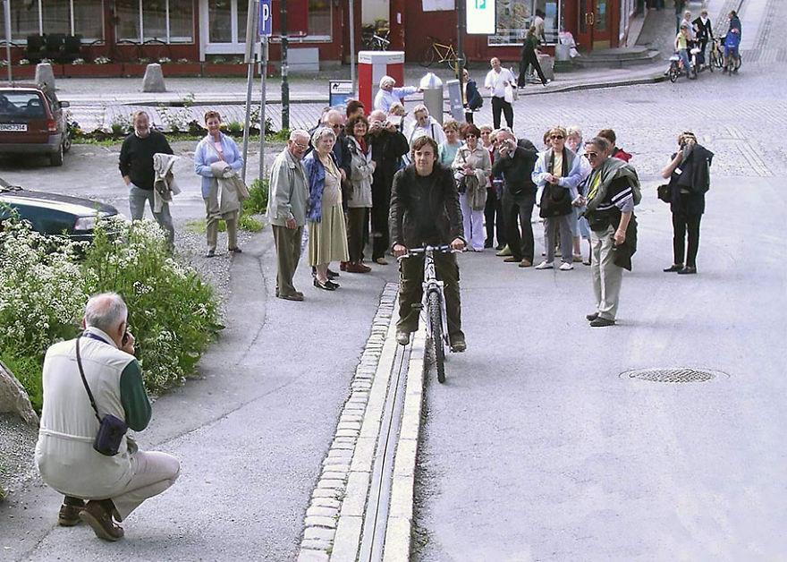 5. Dünyanın bisikletler için üretilmiş ilk yürüyen merdiveni olan CycloCable, ülkeyi ziyaret eden turistlerin ilgi odağı olmuş.